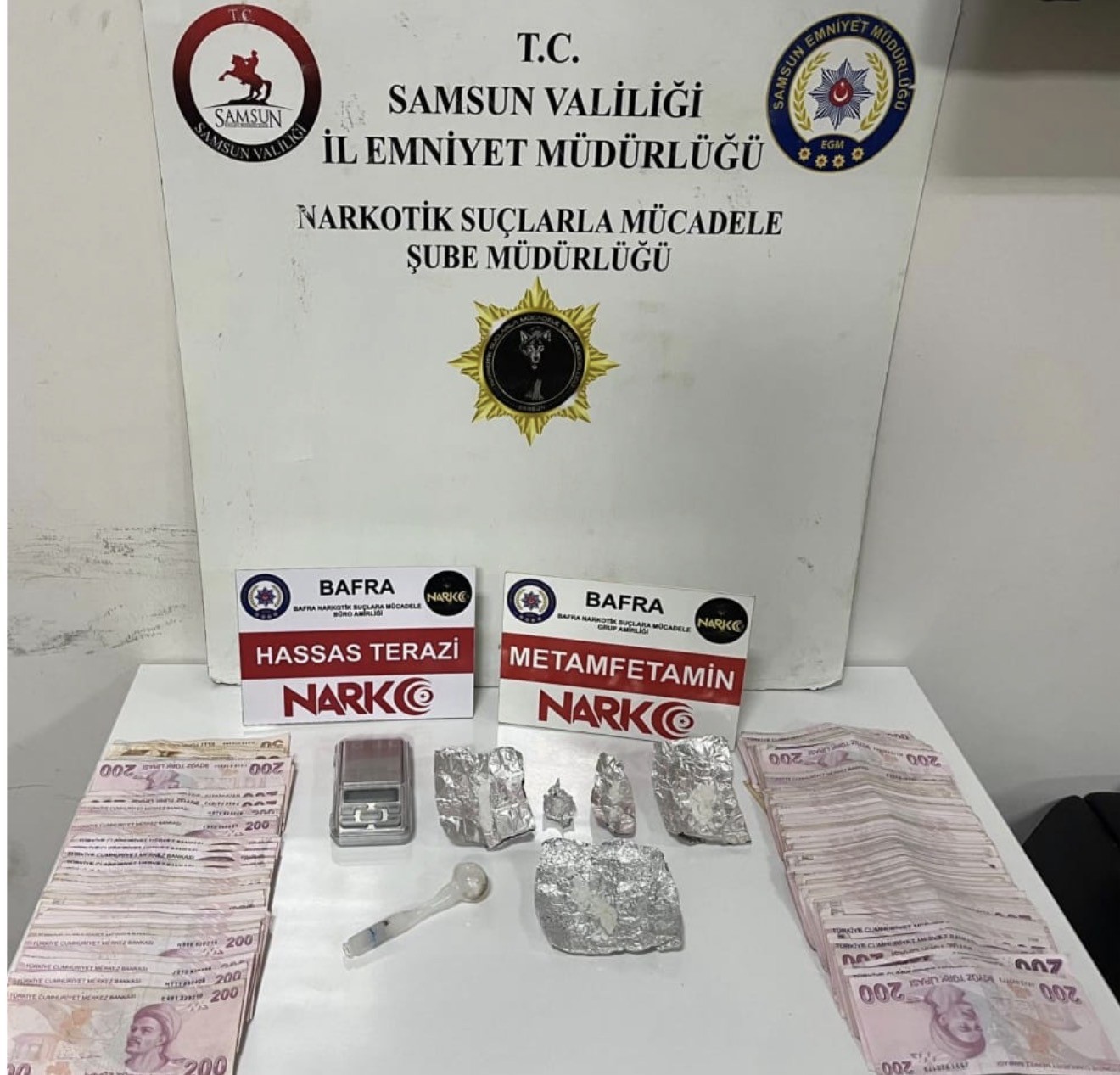 Samsun’da 4 ilçede uyuşturucu operasyonu: 7 kişi yakalandı