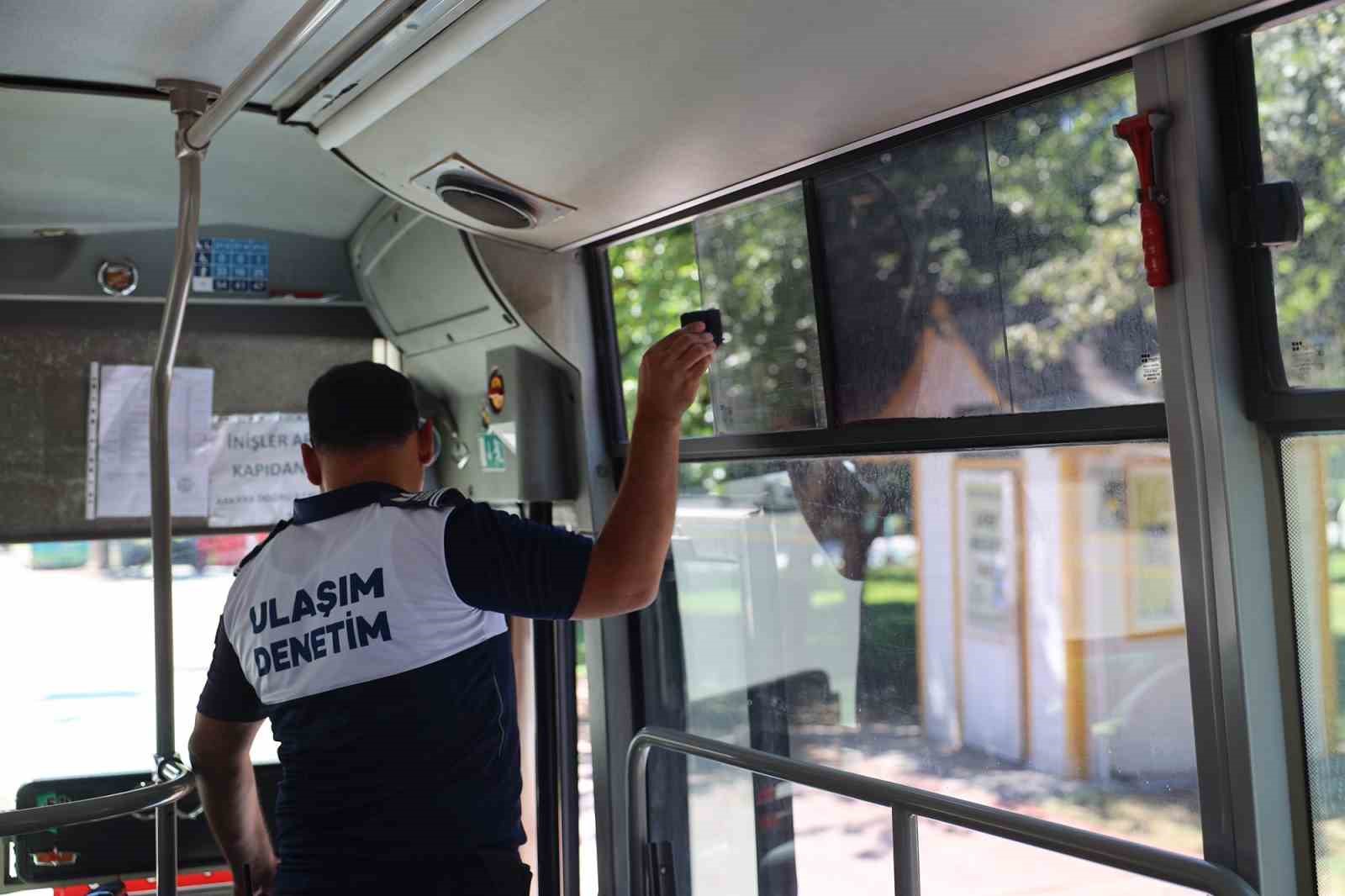 Sakarya’da toplu taşıma araçlarında klima denetimi sıklaştırıldı
