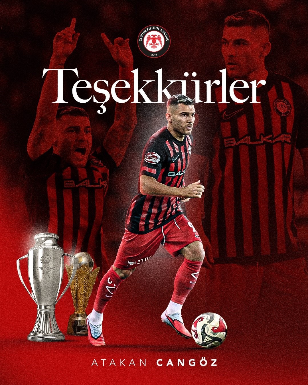 Çorum FK, Atakan Cangöz ile yollarını ayırdı