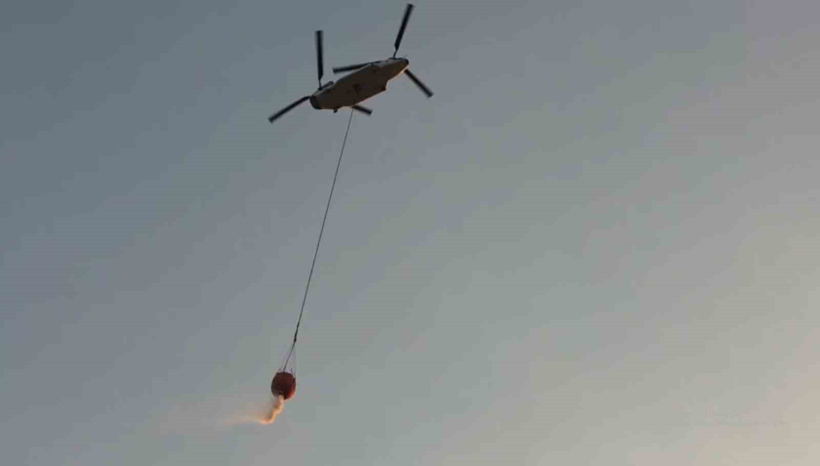 Türkiye’nin en büyük yangın söndürme helikopteri sahaya indi