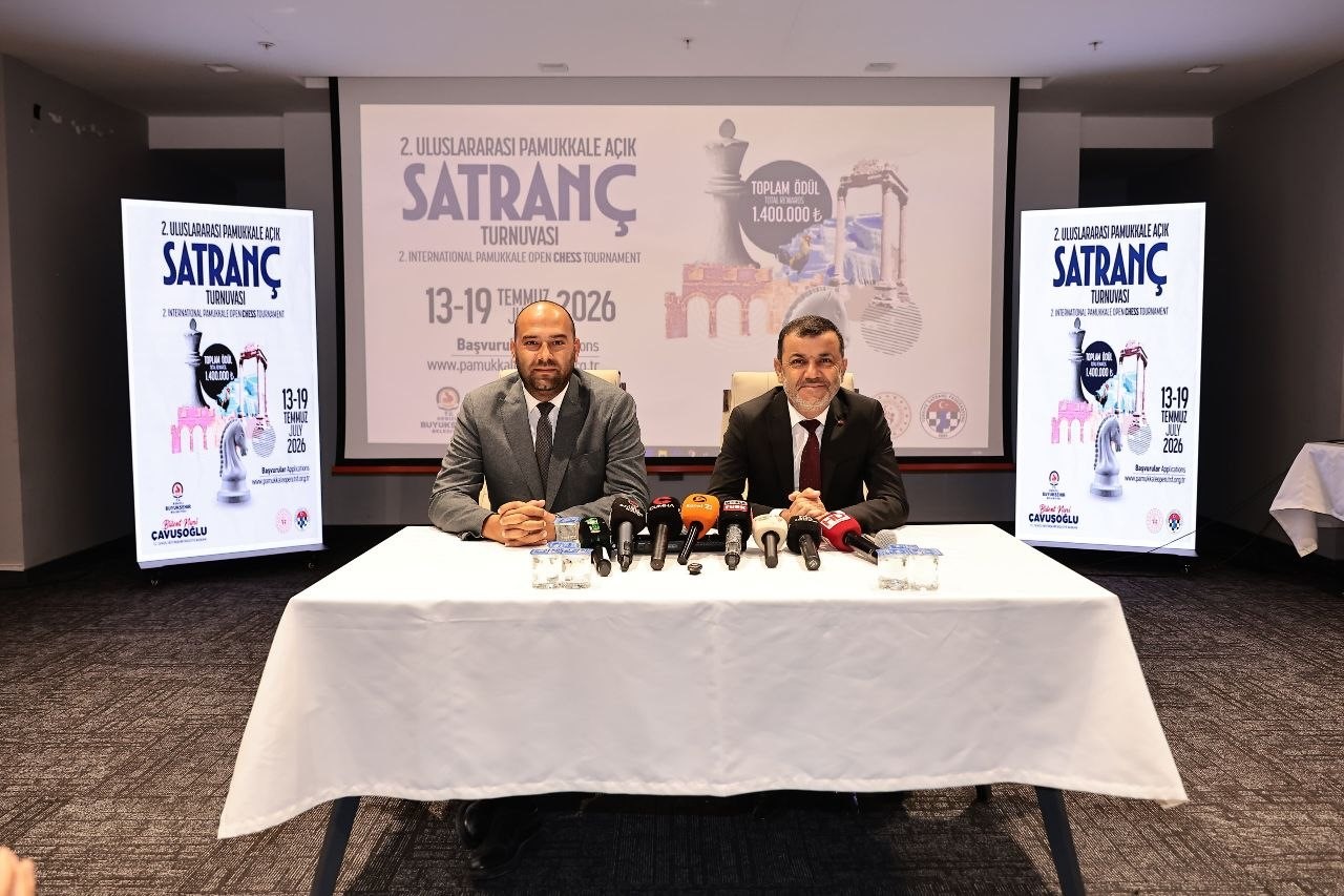 Denizli’de uluslararası satranç turnuvasında geri sayım başladı