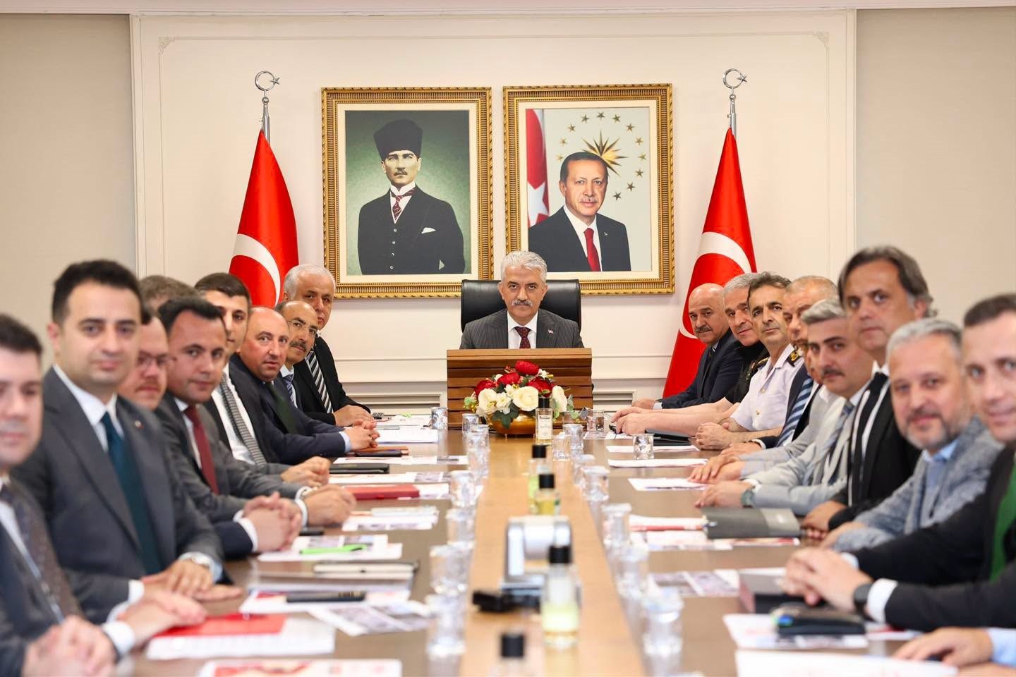 Düzce’de 15 Temmuz etkinlikleri için hazırlık toplantısı yapıldı
