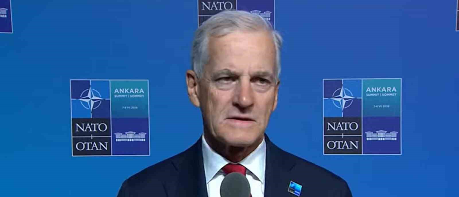 Norveç Başbakanı Store: "Norveç olarak NATO Zirvesi’ne katılmaktan memnuniyet duyuyoruz"