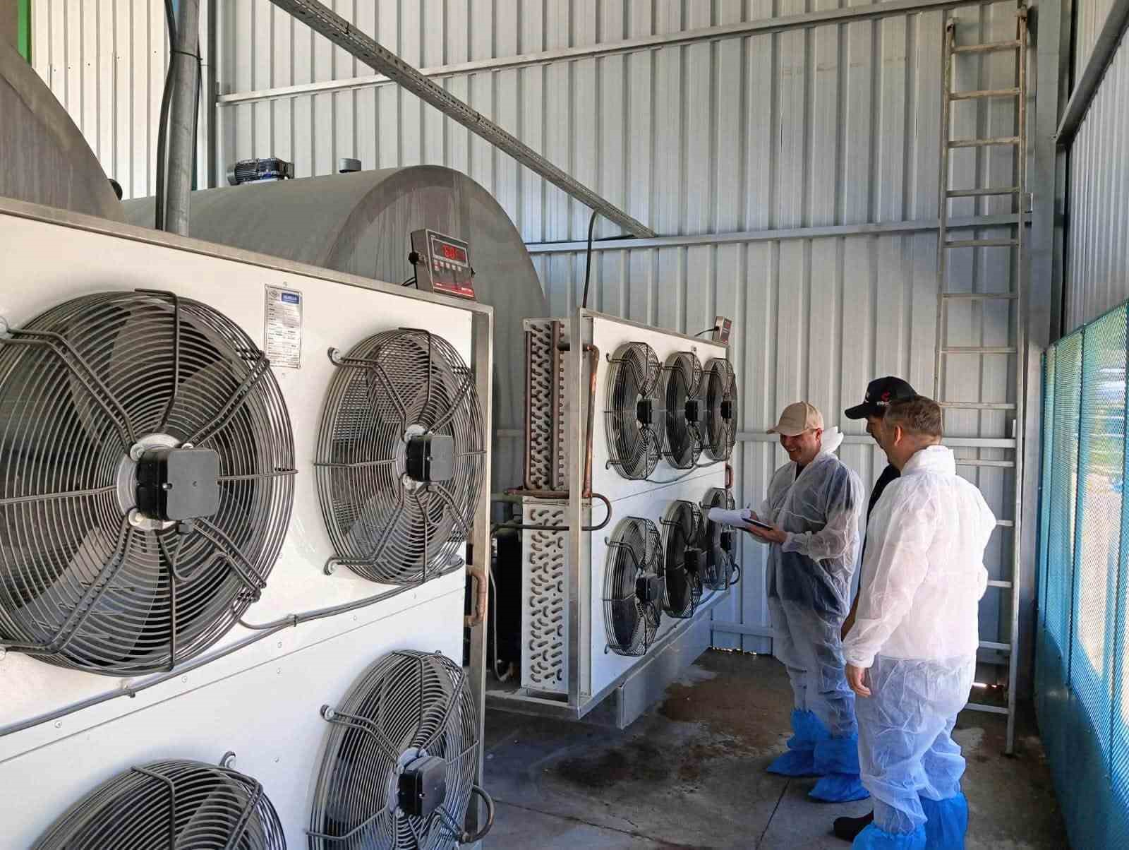 Tavşanlı’da süt soğutma tankları denetlendi