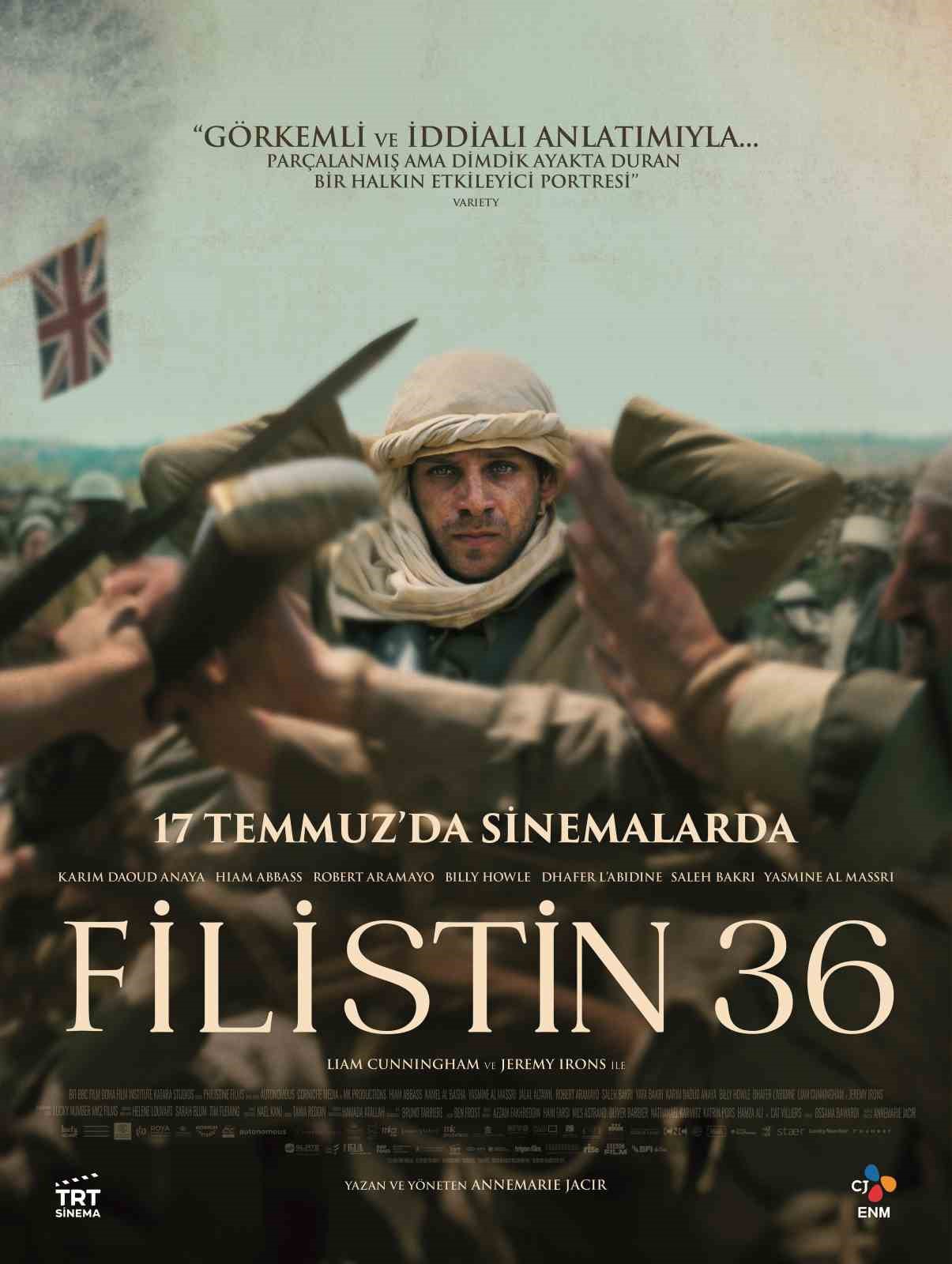 "Filistin 36" 17 Temmuz’da sinemaseverlerle buluşuyor