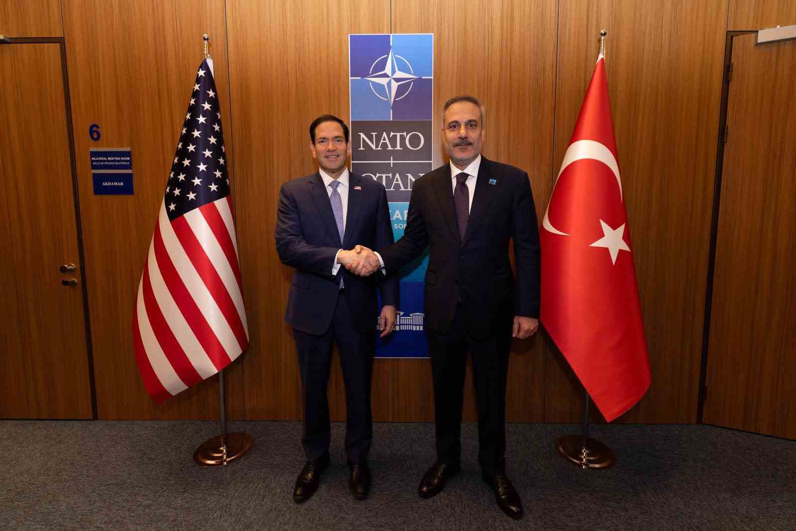 Bakan Fidan, ABD Dışişleri Bakanı Rubio ile görüştü