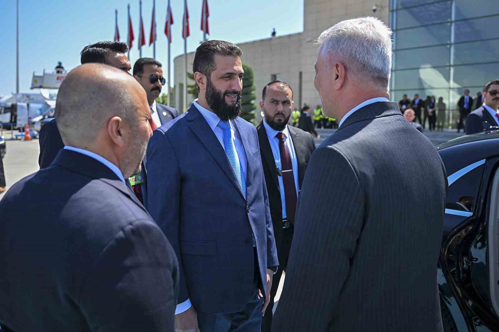 Suriye Cumhurbaşkanı Şara Ankara’da
