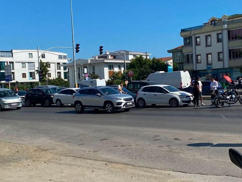 Samsun’da 5 araçlı zincirleme kaza