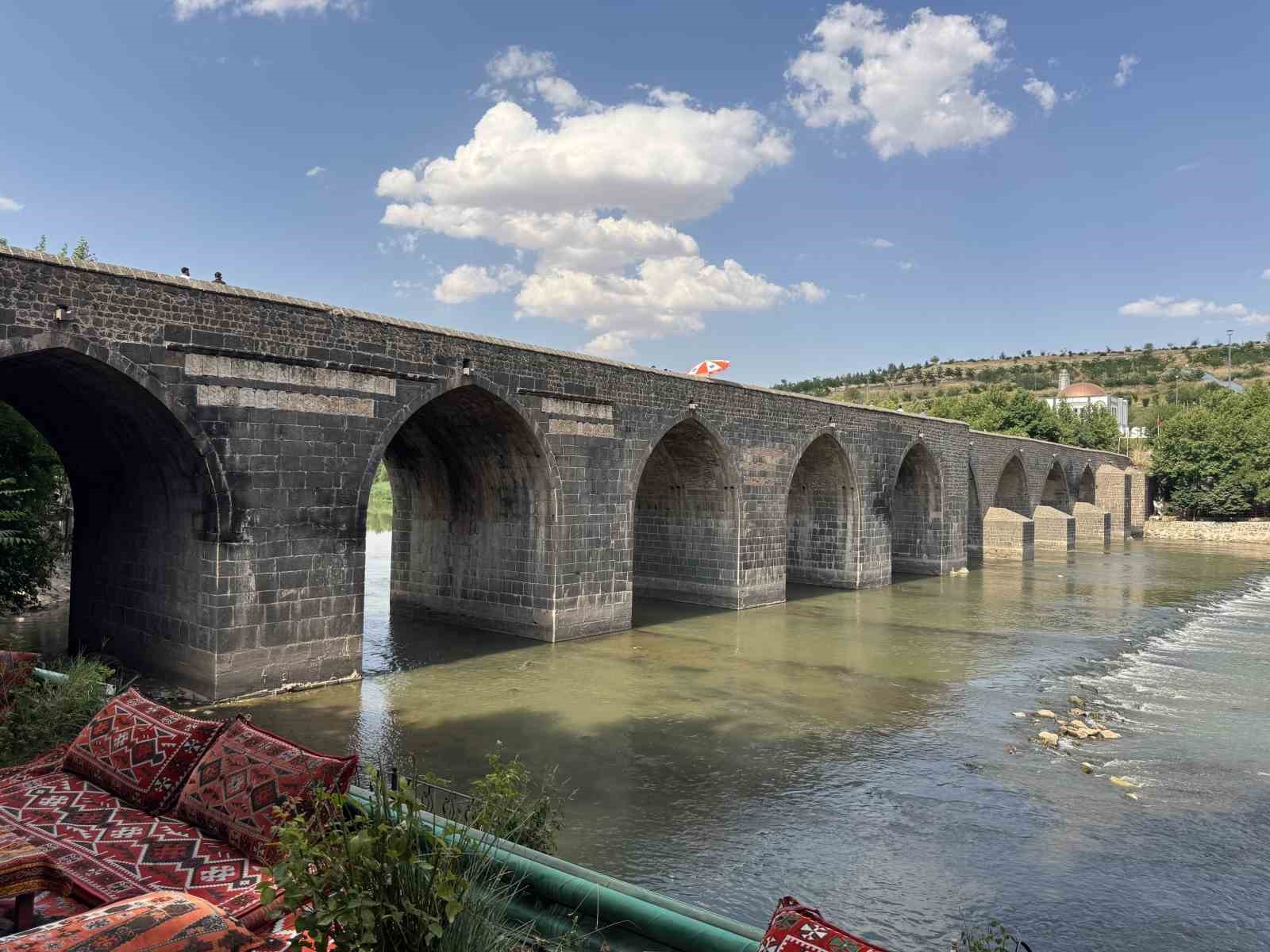 Diyarbakır’da sıcaklığın 40 dereceyi bulmasıyla tarihi mekanlar boş kaldı