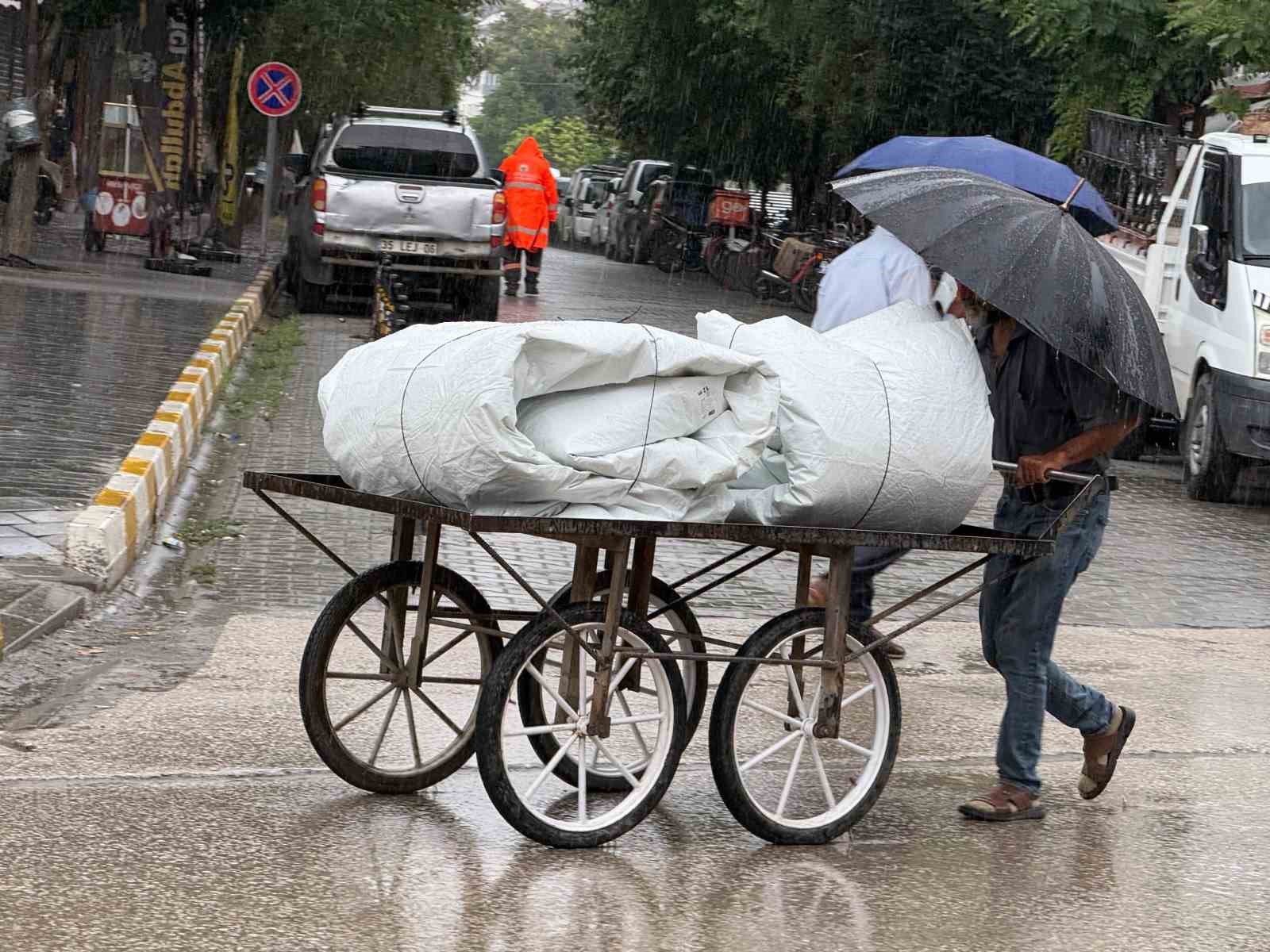 Iğdır’da sağanak yağış etkili oldu