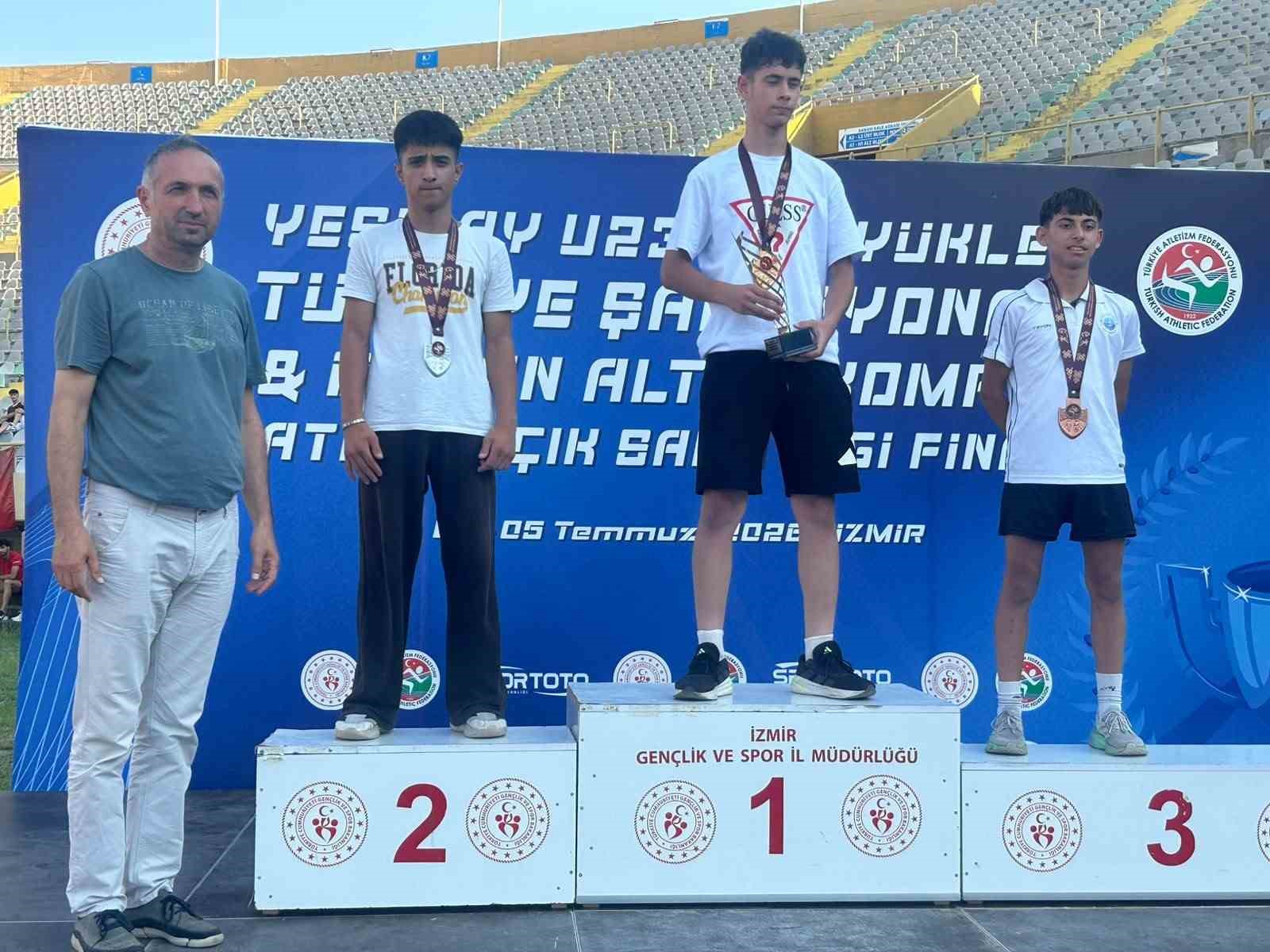 Aydınlı atlet Şirin Türkiye ikincisi oldu