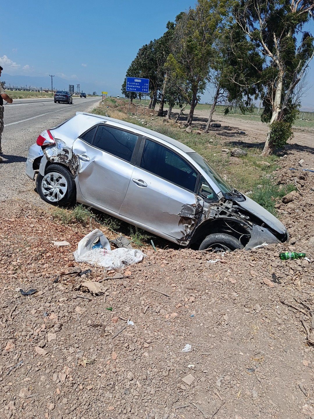 Kumlu’da trafik kazası: 1 yaralı