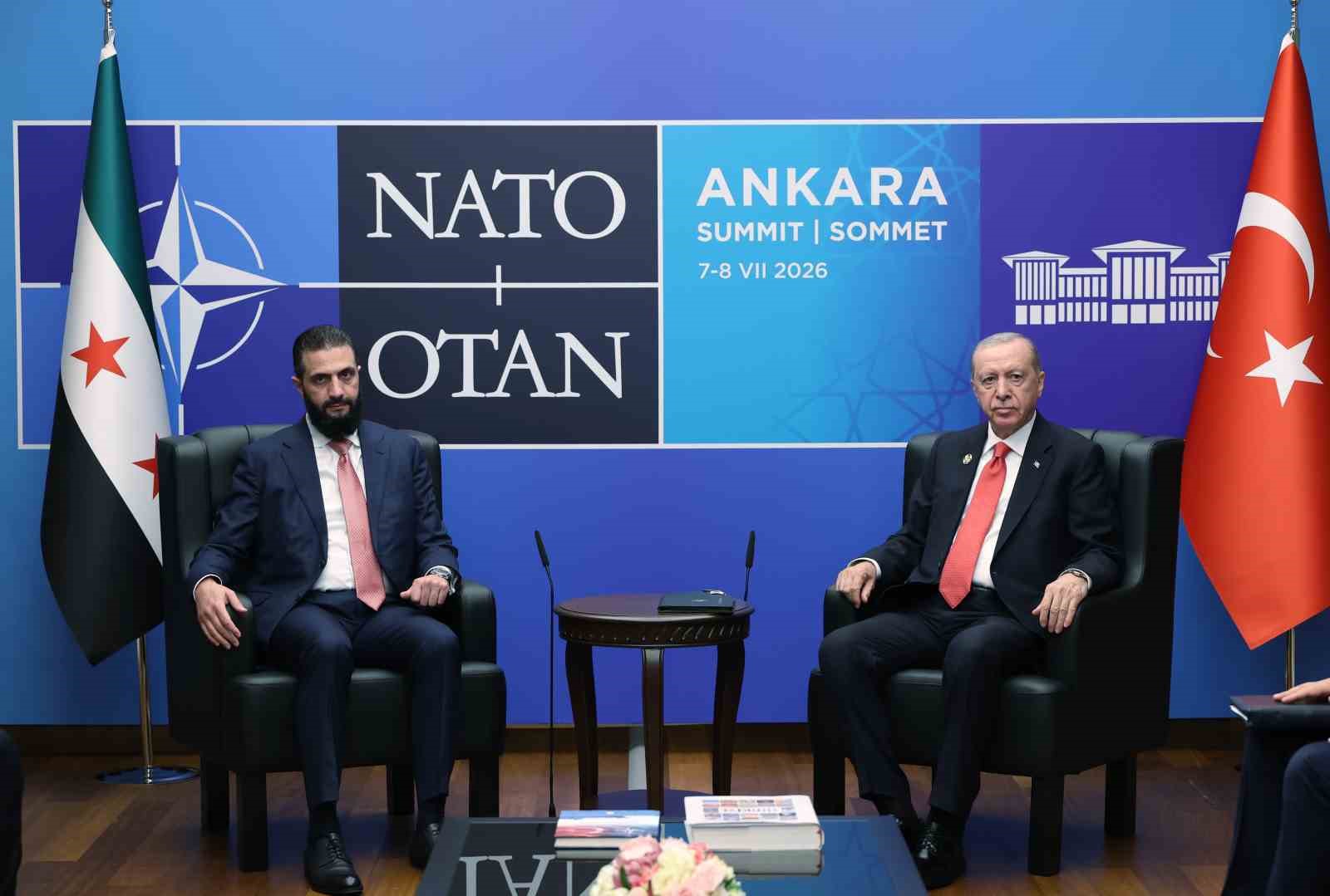Cumhurbaşkanı Erdoğan, Suriye Cumhurbaşkanı Ahmed Şara bir araya geldi