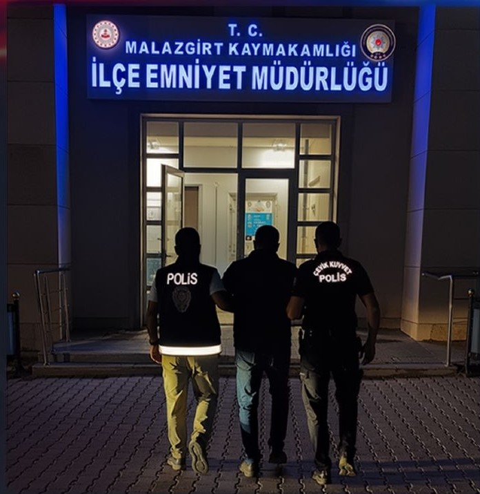 Muş’ta 10 yıl 8 ay hapis cezası bulunan firari hükümlü yakalandı