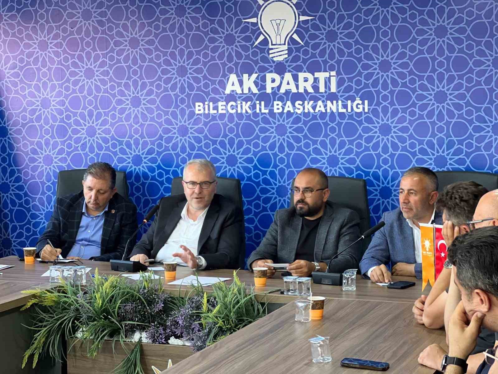 Merkez İlçe toplantısına Milletvekili Eldemir katıldı