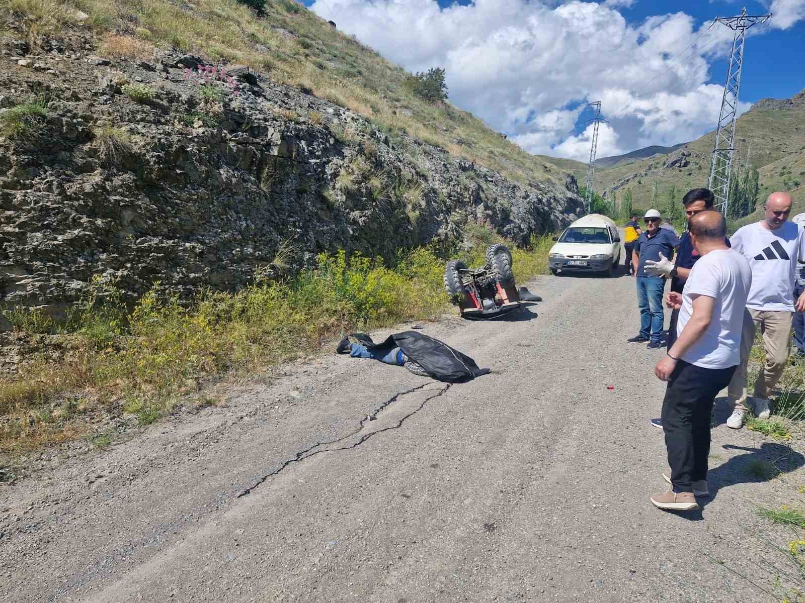 İspir’de kahreden kaza: ATV’den düşen şahıs hayatını kaybetti