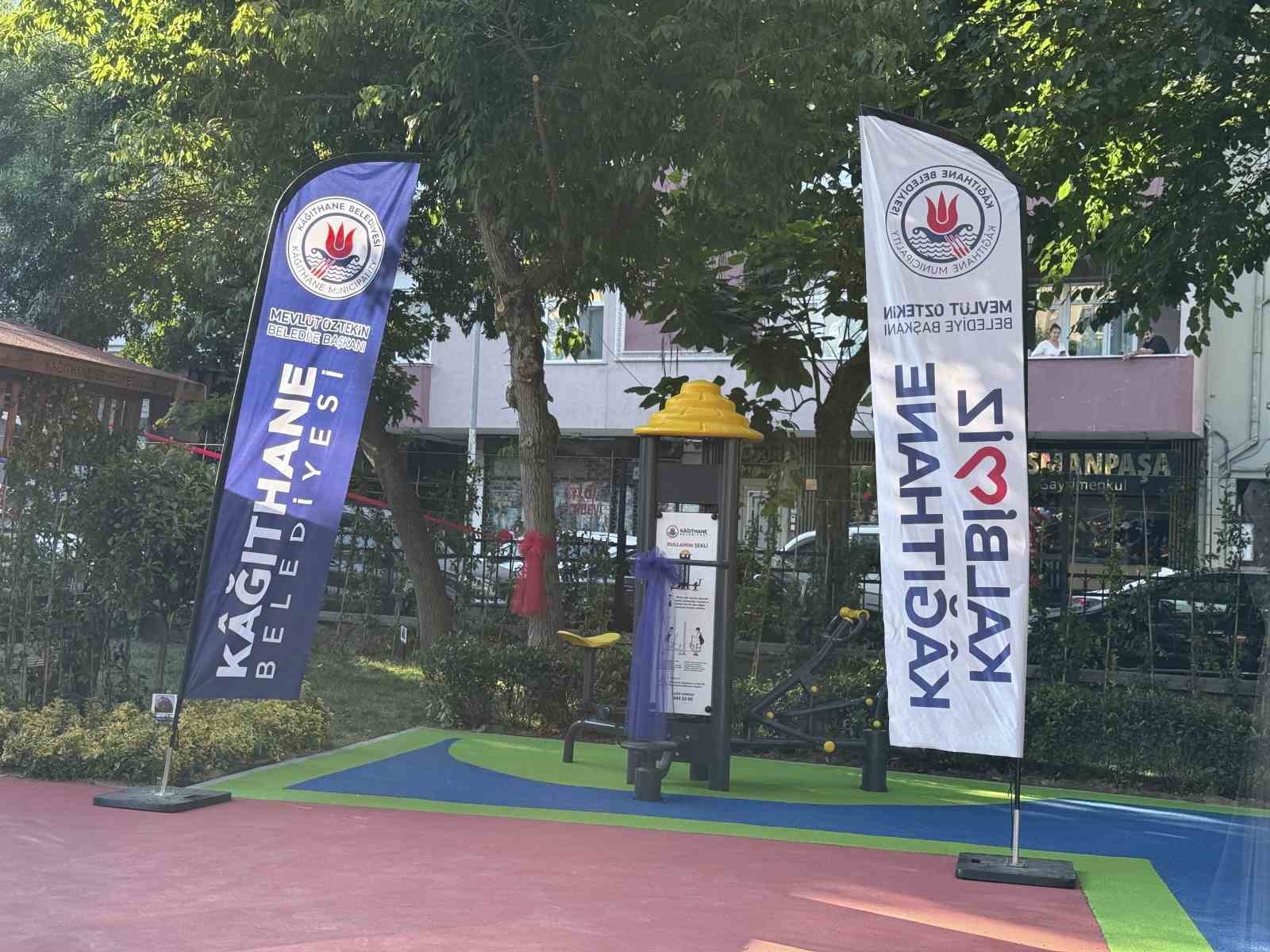 Kağıthane’de yenilenen Muammer Aksoy Parkı’nın açılışı yapıldı