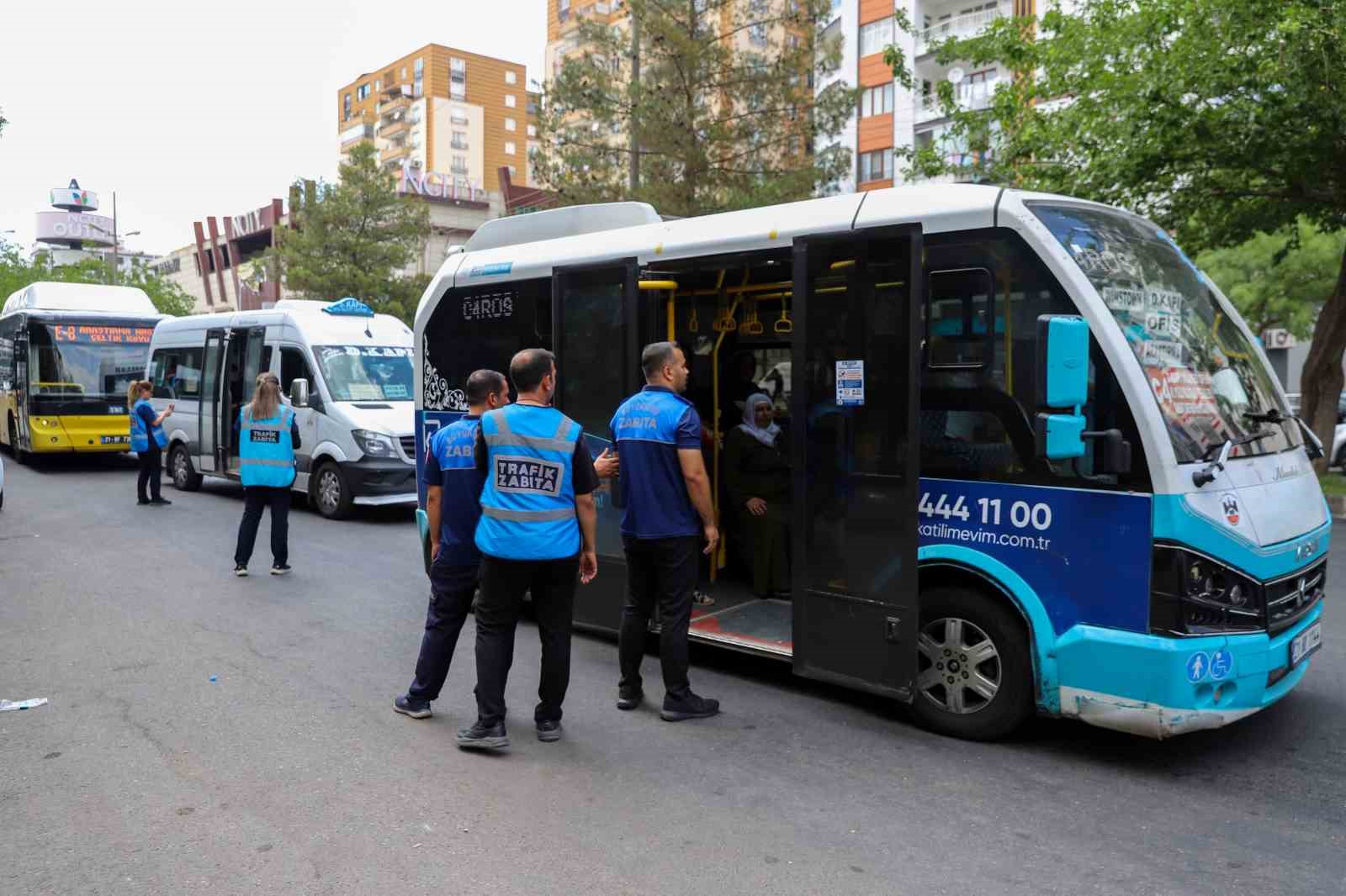 Toplu taşıma araçlarına yönelik denetimler sürüyor