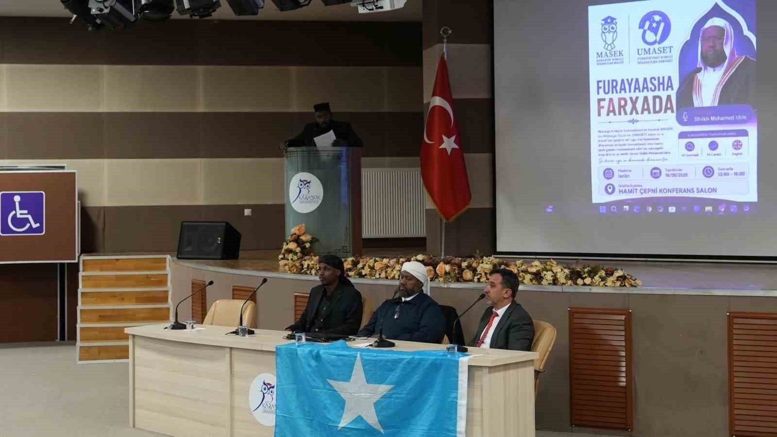 KBÜ’de uluslararası öğrenciler "Mutluluğun Anahtarı" konferansında buluştu