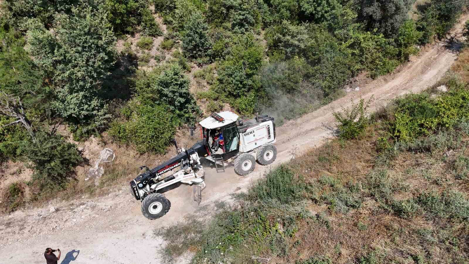 Bozdoğan Belediyesi’nden Örencik’te bahçe yolu çalışması