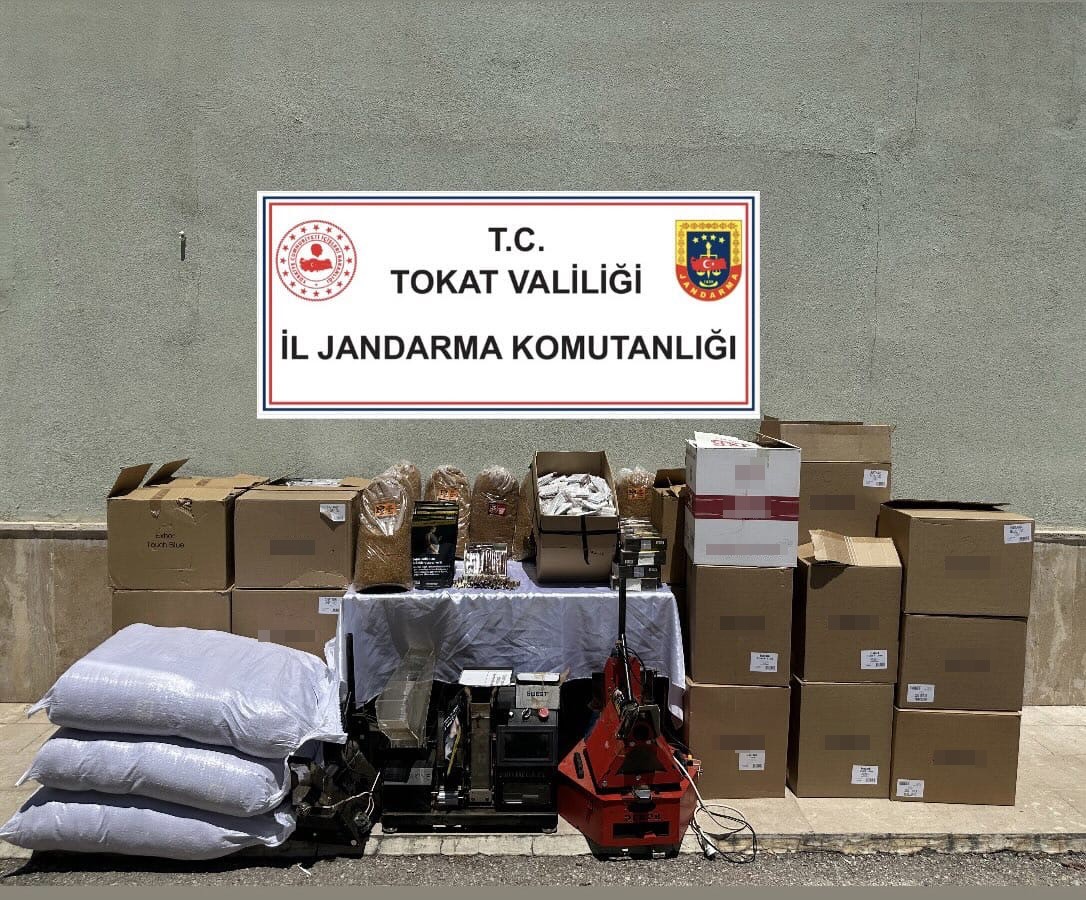 Tokat’ta kaçak tütün operasyonu: 4 gözaltı