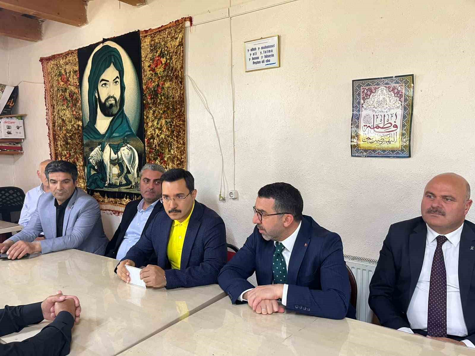 Milletvekili Çalkın Akyaka’da muhtarlar ve vatandaşlarla buluştu