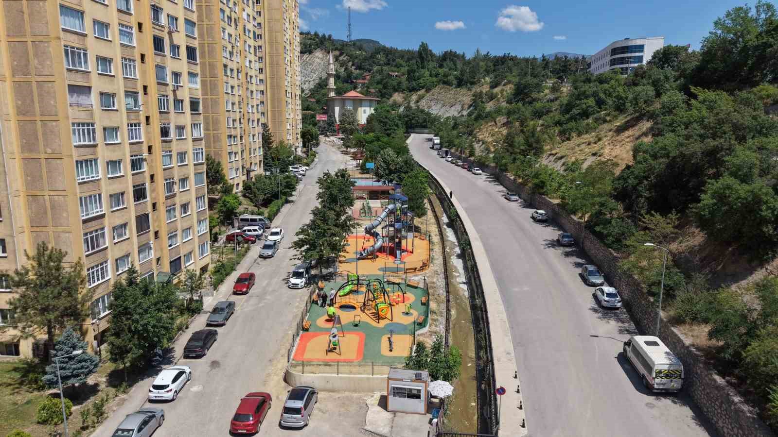 Karabük’te Cevizkent TOKİ Tema Parkı’nda sona gelindi