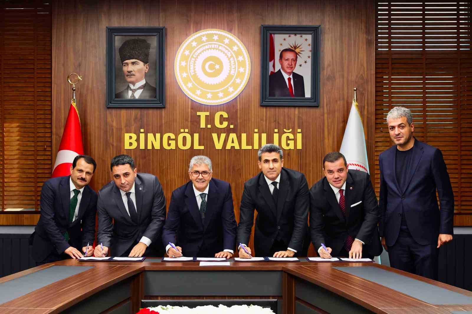 Bingöl’de 115 milyon liralık İŞGEM yatırımı için imzalar atıldı