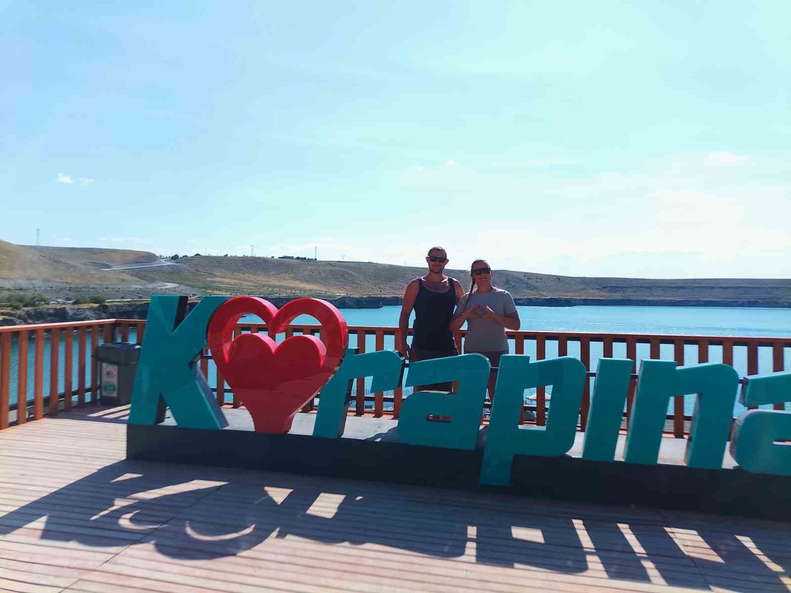 Alman turistler Karapınar’a hayran kaldı