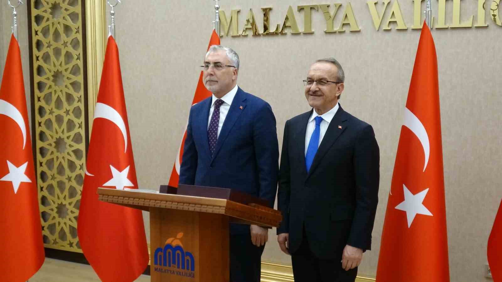 Bakan Işıkhan Malatya’da temaslarına başladı