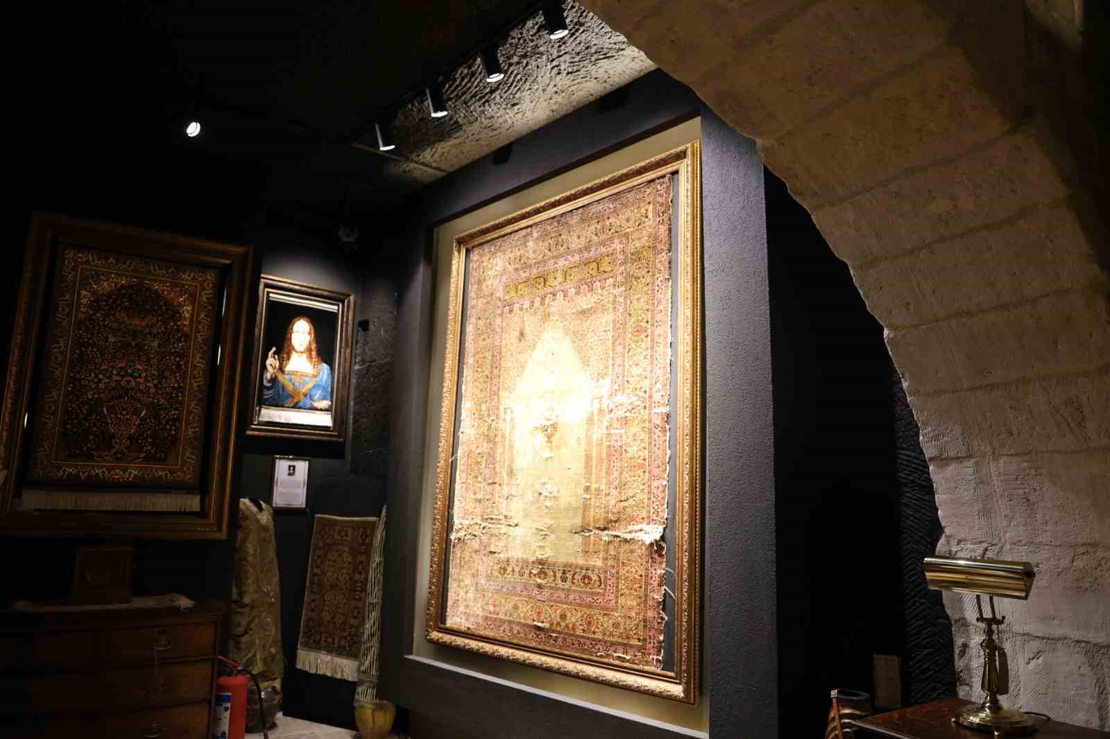 300 yıllık ipek halı Kapadokya’da sergileniyor