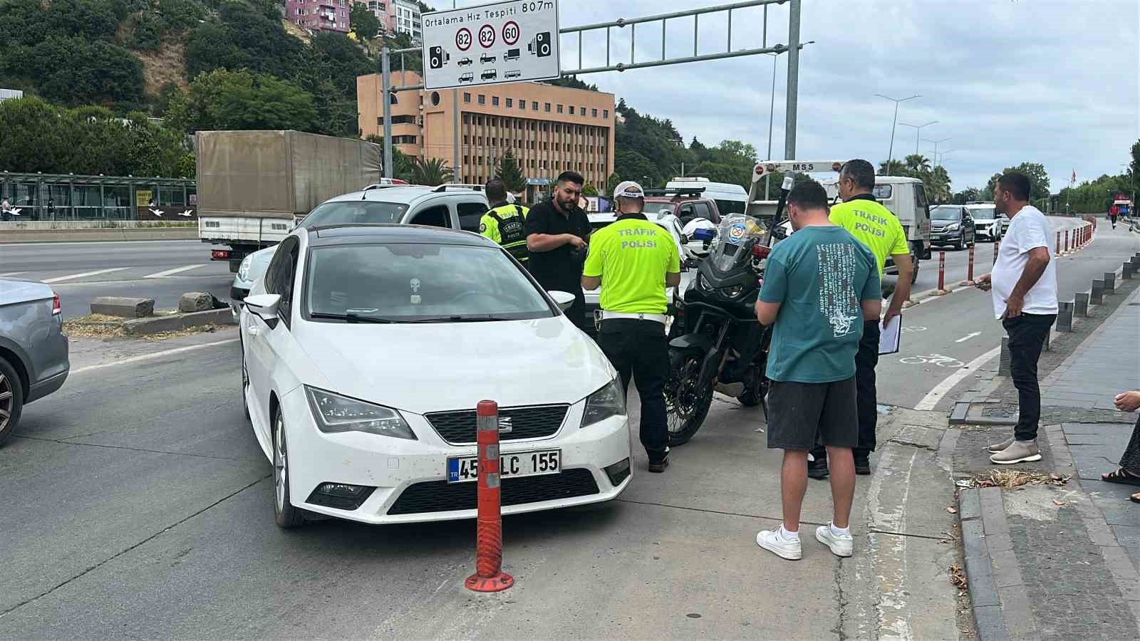 Samsun’da maddi hasarlı trafik kazası