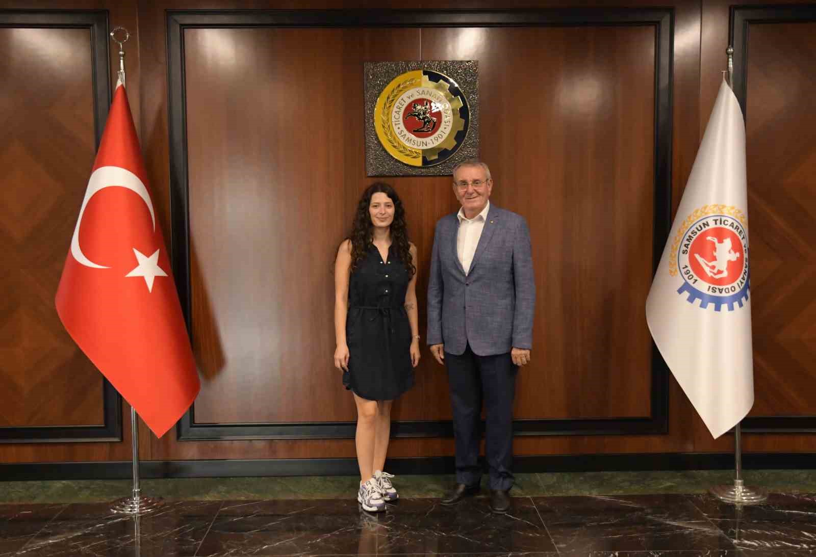Murzioğlu’ndan Aybüke Eldemir’e tebrik