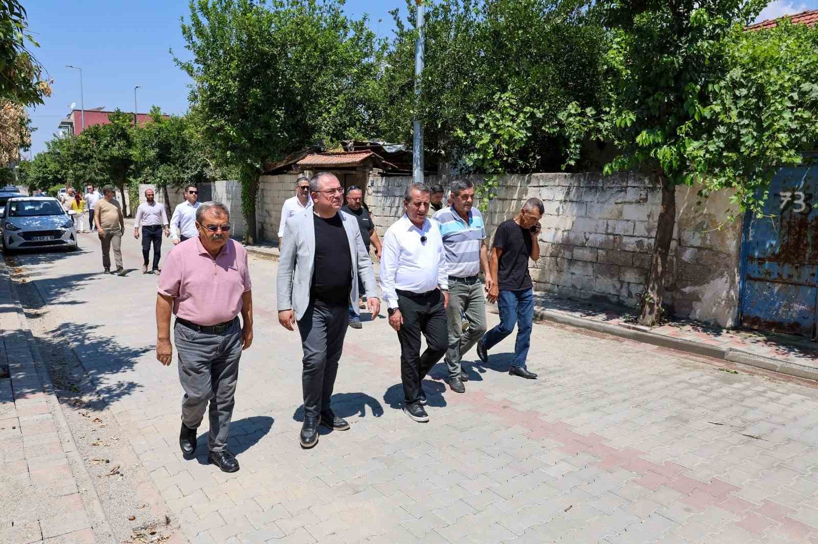 Efeler Belediyesi Umurlu’daki 10 bin metrekarelik yola parke taşı döşeyecek