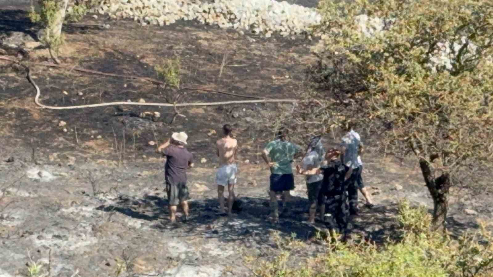 Bodrum’da makilik yangını kontrol altına alındı