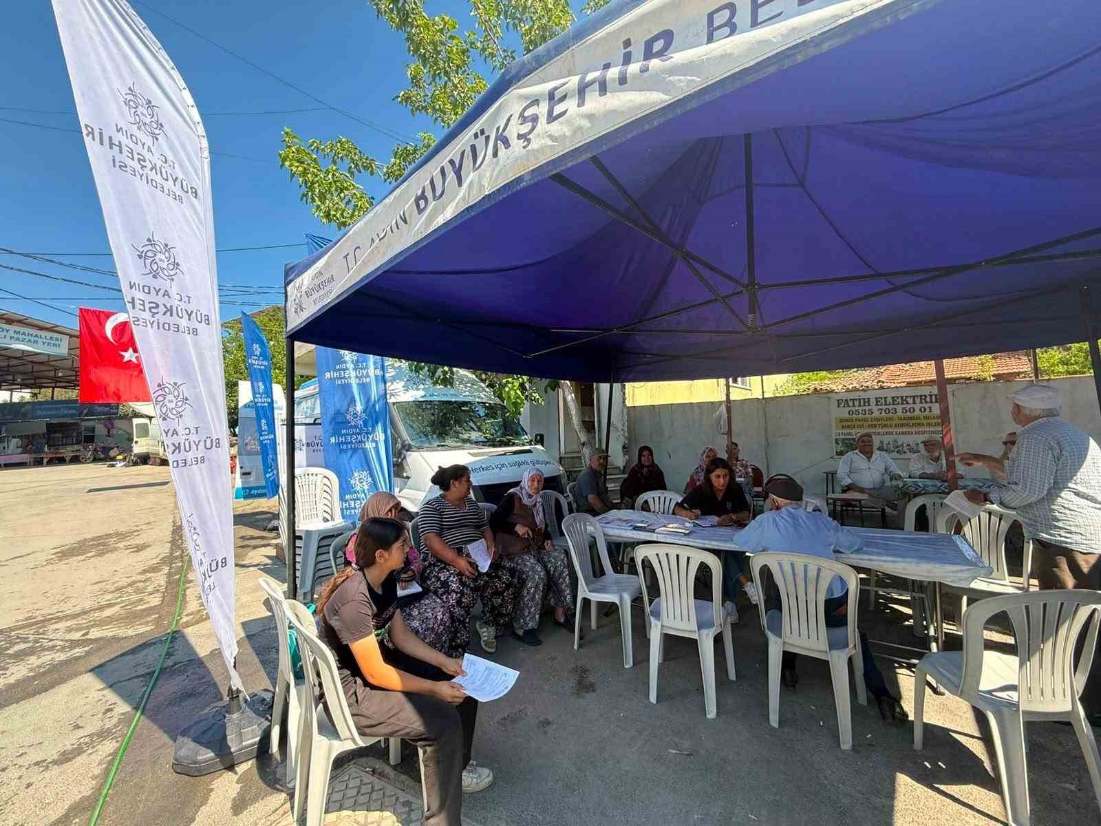 Aydın’da mobil diş klinikleri Bozköy ve Sazlı’da hizmet verdi