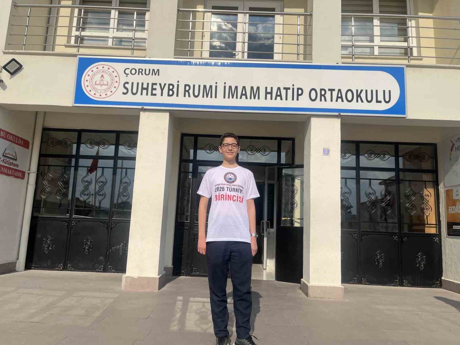LGS’de Türkiye birincisi olan öğrenci: "Sıkı ve dengeli bir şekilde çalışmaya özen gösterdim"