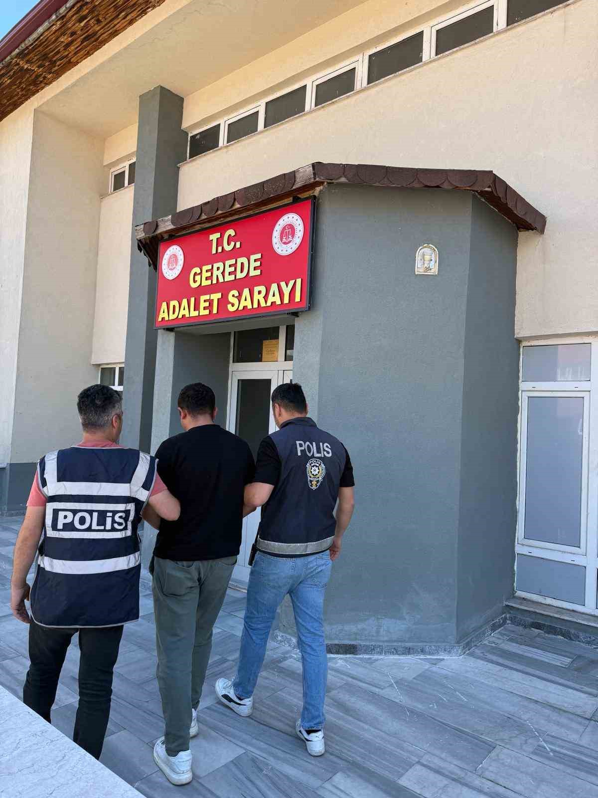 Bolu’da şantiyeden 2,5 milyon liralık malzeme çalan şüpheli tutuklandı
