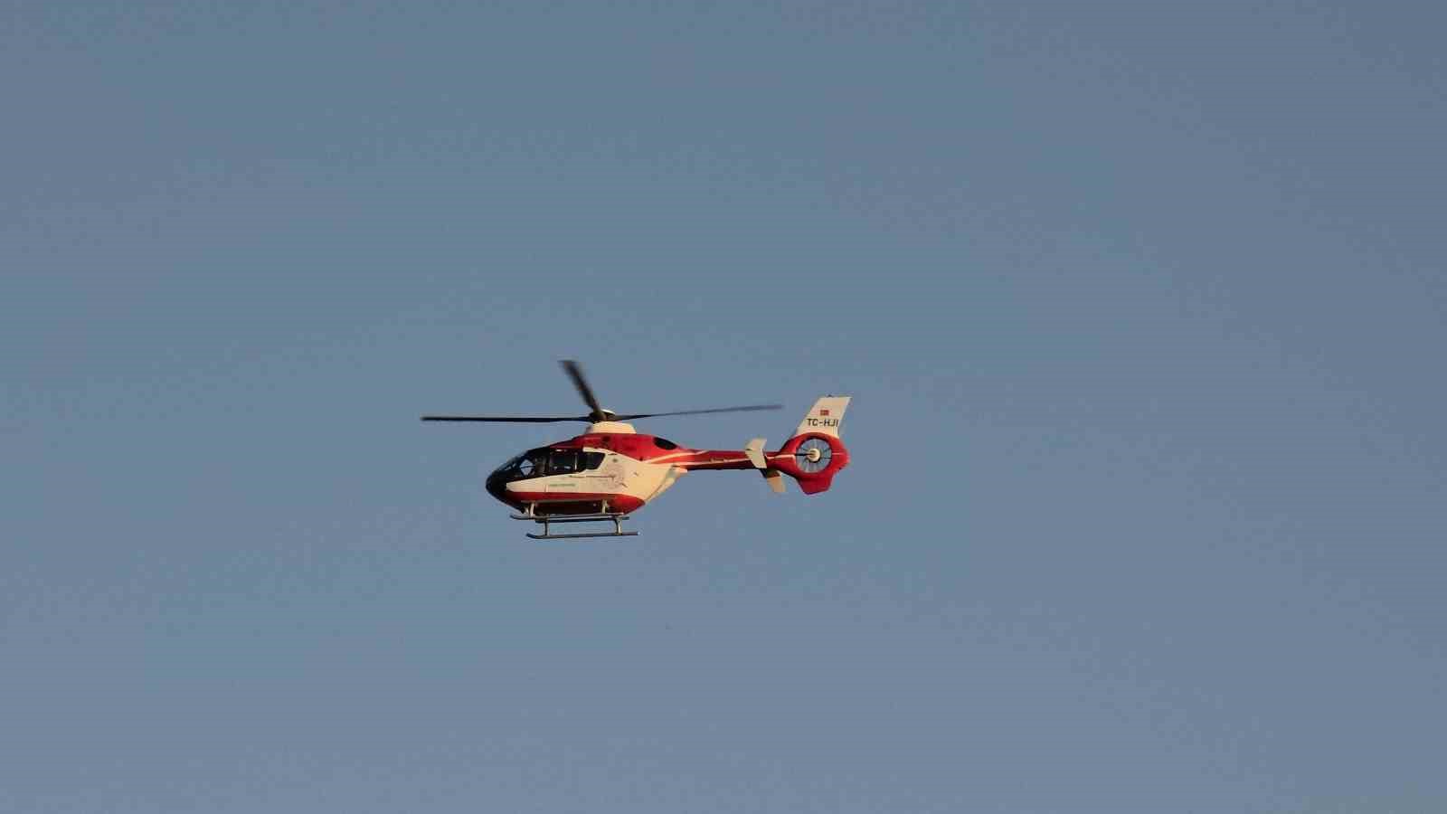 Hava ambulansları 10 yaşındaki çocuk için seferber oldu