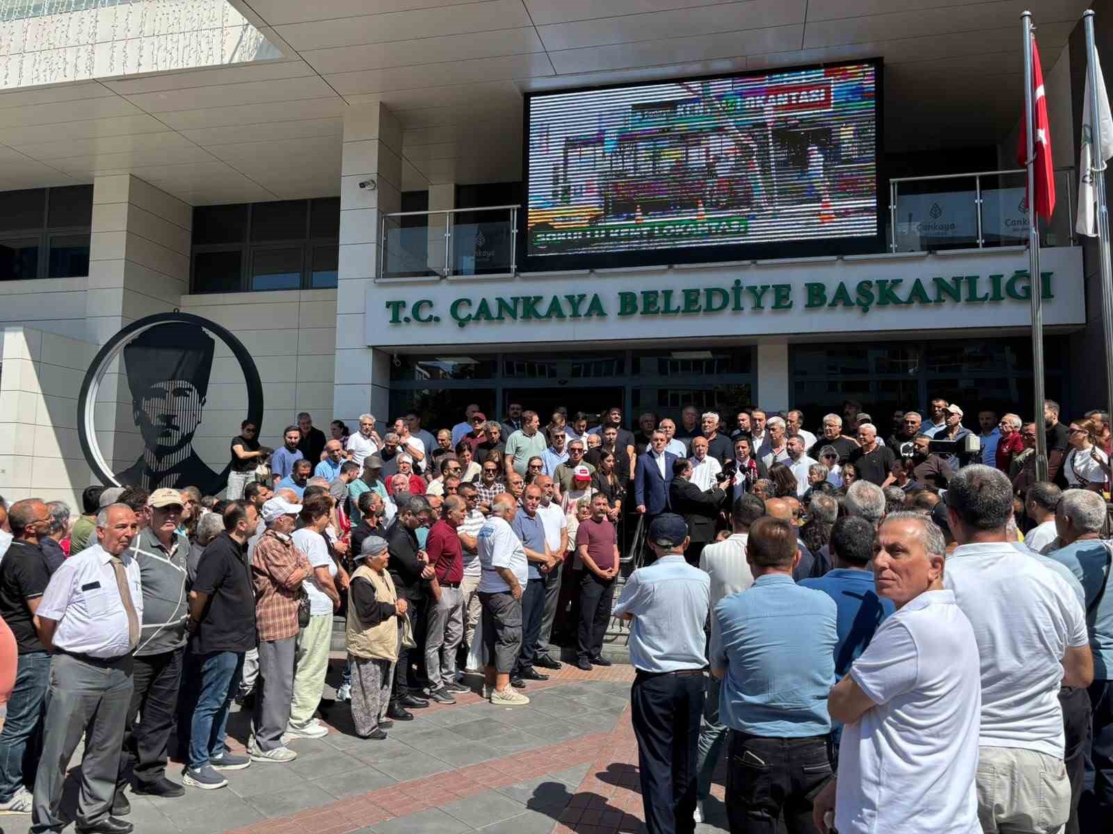 Operasyonun ardından Çankaya Belediyesinde hareketlilik