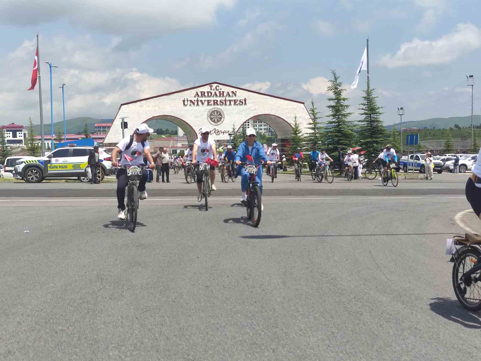 Ardahan’da bisiklet festivali başladı