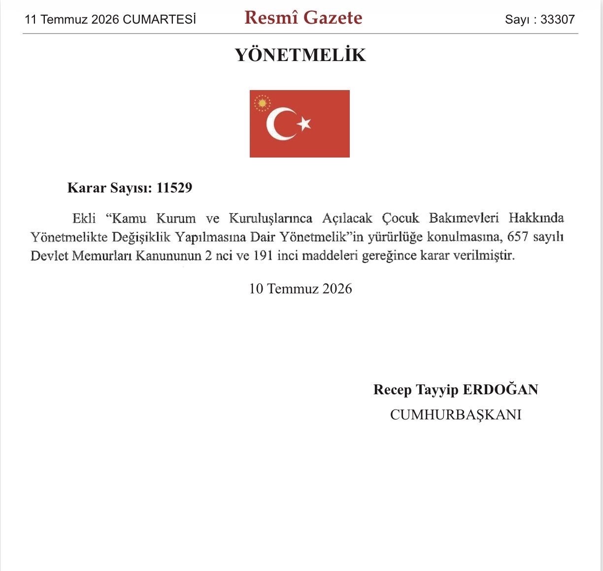 Kamu kurum ve kuruluşlarında çocuk bakımevleri yaygınlaştırılacak