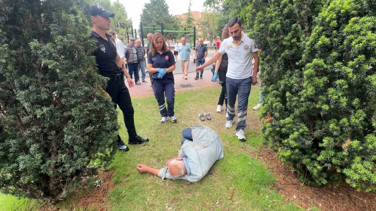 Anıtpark’taki sarhoş sağlıkçıları bezdirdi