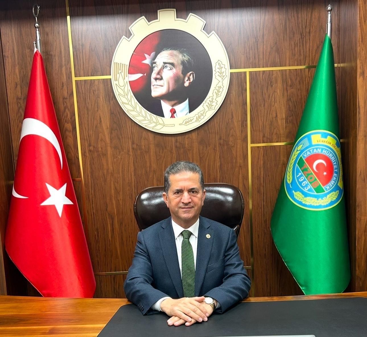 Yüreğir Ziraat Odası Başkanı Doğan: "Tarımın geleceği için vergi yükü hafifletilmeli"