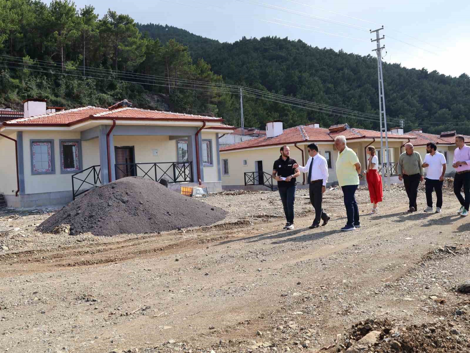 Işıklı Mahallesi’ndeki kırsal afet konutlarında sona gelindi