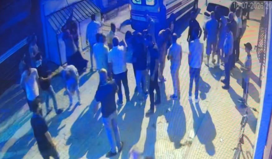 Eskişehir’de 2’si polis 8 kişinin yaralandığı kavganın görüntüleri ortaya çıktı