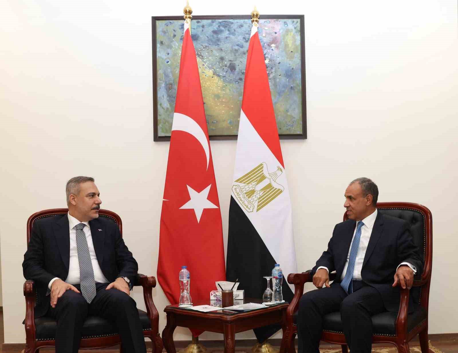 Bakan Fidan, Mısır Dışişleri Bakanı Abdelatty ile bir araya geldi