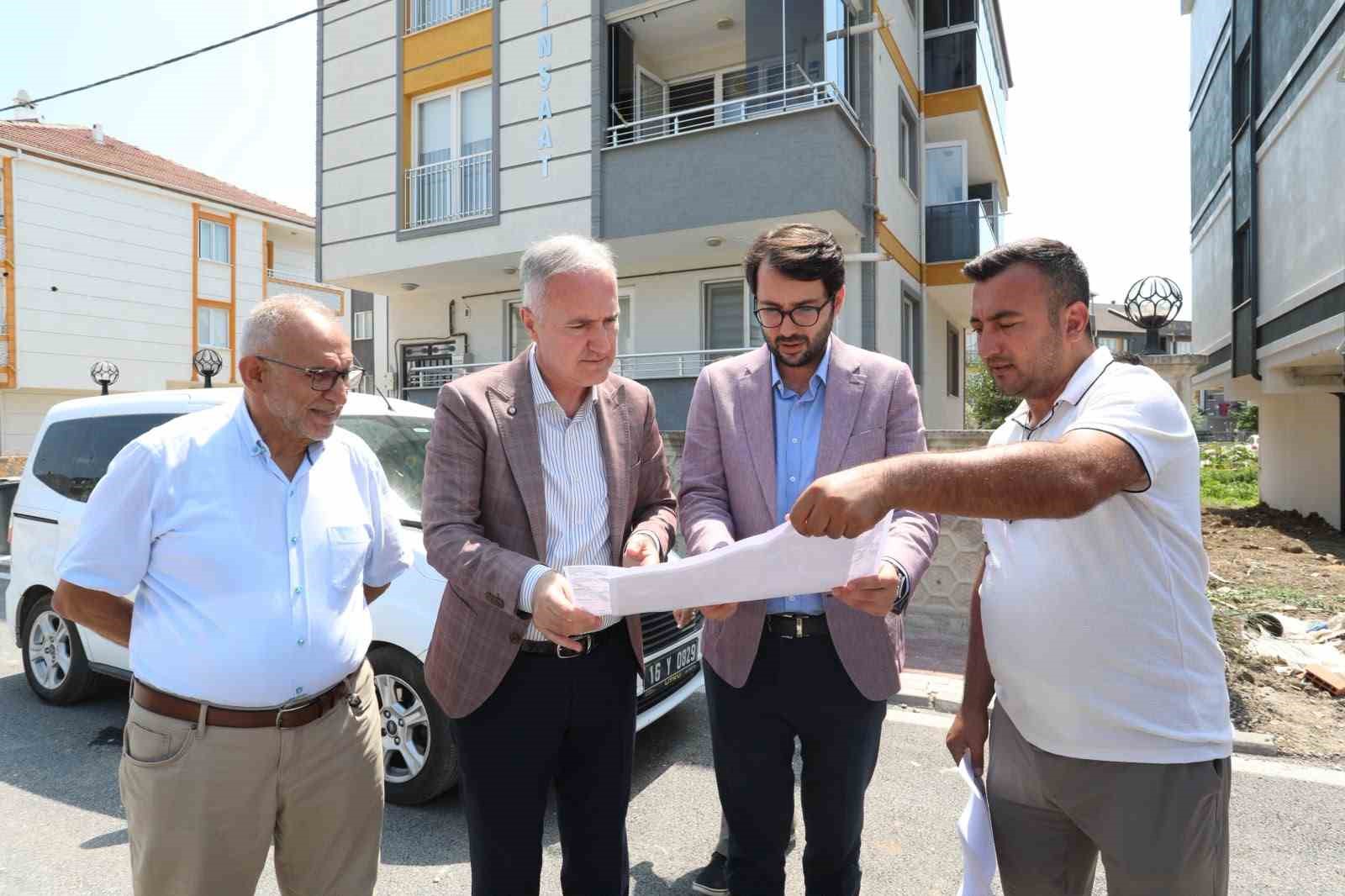 İnegöl Belediyesi’nden yeni mahalleye 64 araçlık otopark