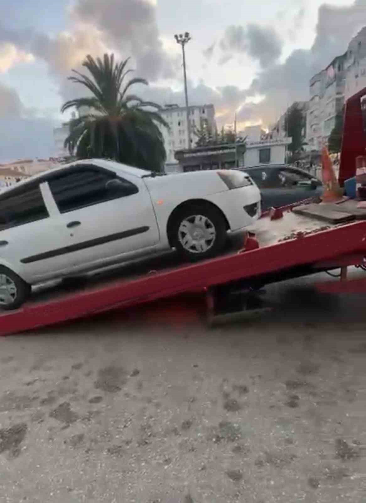 Samsun’da korsan taksi denetimi: 2 araca 200 bin lira ceza