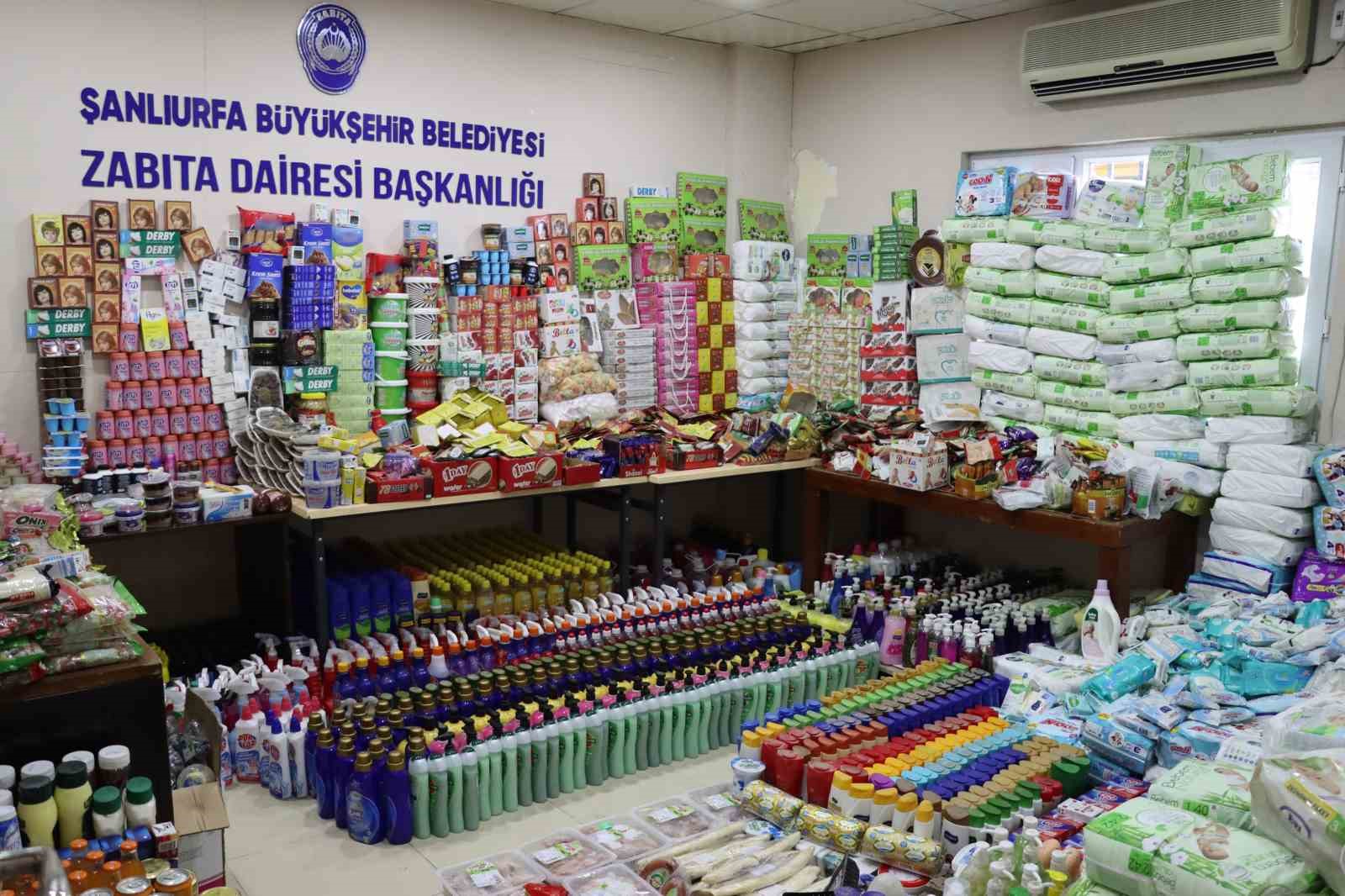 Şanlıurfa’da zabıta, market raflarını mercek altına aldı